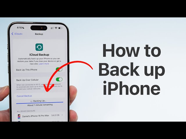 How to Backup your iPhone - iCloud or Computer!