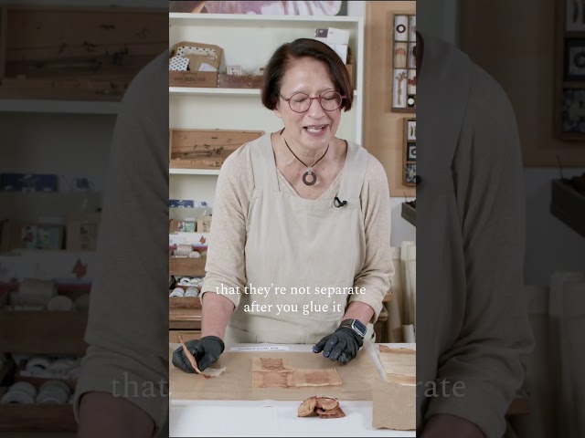 Donna Watson | How to make collage paper from used tea bags