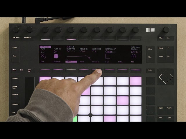 Learn Push 2: Device visualization