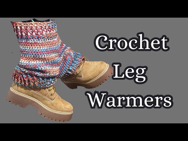 Crochet Leg Warmers | Easy Step-by-Step Beginner Tutorial