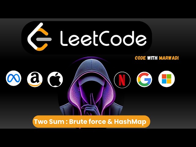 LeetCode 1 Two Sum | HashMap Solution in Java (O(n) Coding Interview)😱