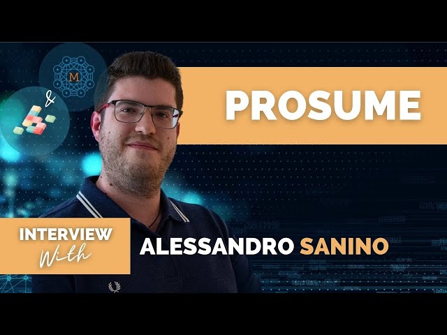 Alessandro Sanino, Blockchain Developer Specialist, explains what Prosume does