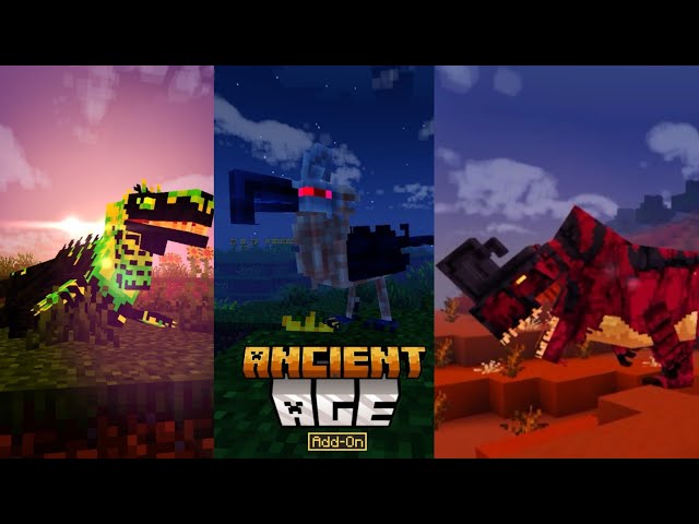 Minecraft PE Ancient Age Addon Full Mod Showcase