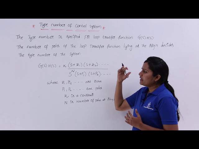 Type Number of Control System