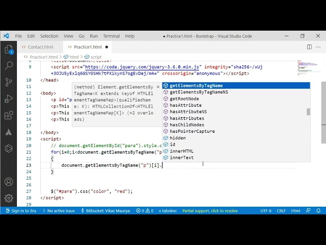 JS query Intro In advance Web Designing [Hindi] #45