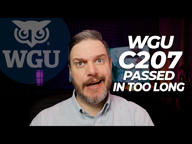 How to Pass WGU MBA C207 Data-Driven Decision Making Review