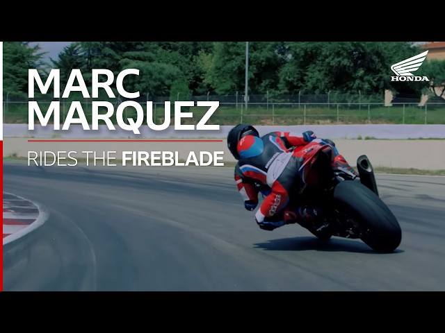 Marc Márquez Rides the 2020 CBR1000RR-R Fireblade SP | Honda Motorcycles