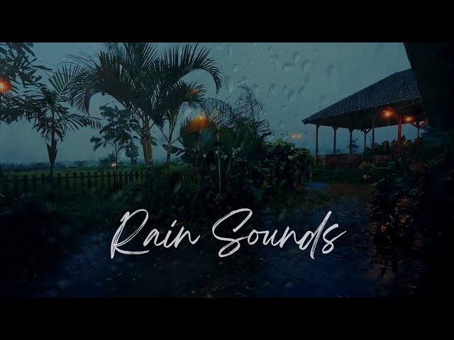 Soothing Rain Sounds for Sleeping  | Rain Sounds for Deep Sleep, Stress Relief, and Meditation ASMR