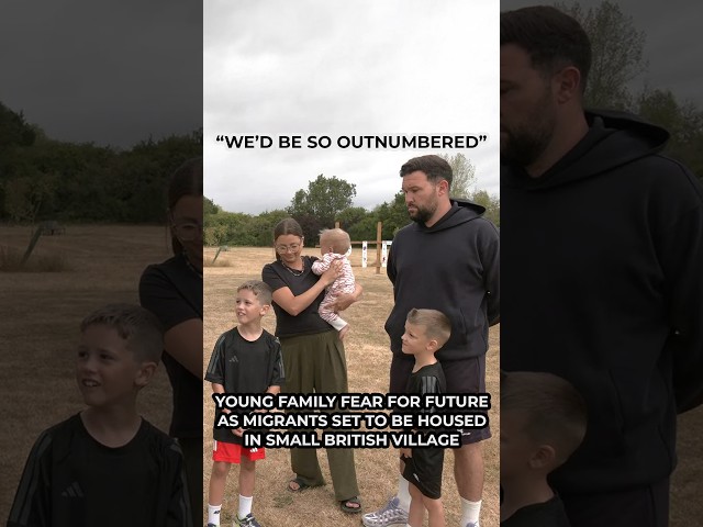 Young family FEAR FOR FUTURE as migrants set to be housed in small village