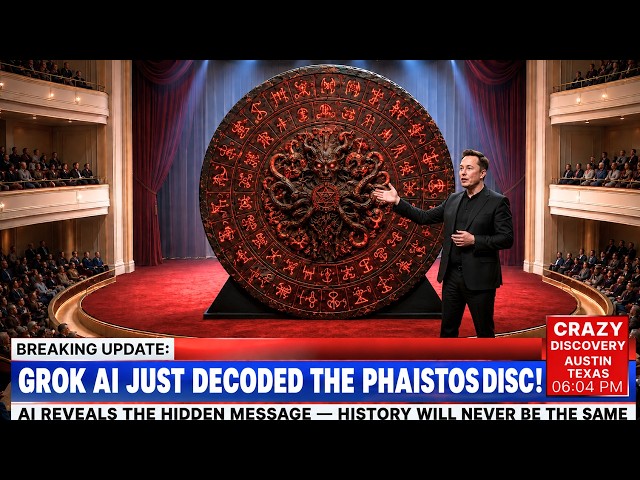 Grok AI Just Decoded the Phaistos Disc — What It Revealed Changes Everything