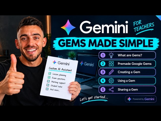 Google Gemini Gems for Teachers | Create AI Assistants for Teaching & Learning