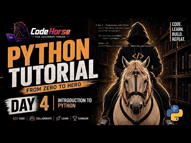 Python Tutorial for Complete Beginners — Day 4 of 15