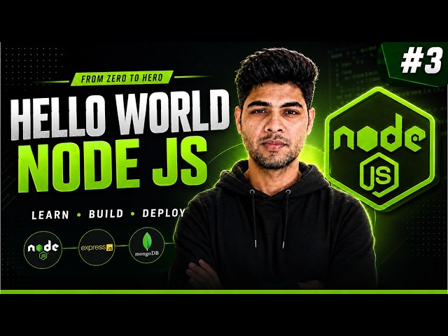 Create First Program in NodeJs & Understanding package.json File
