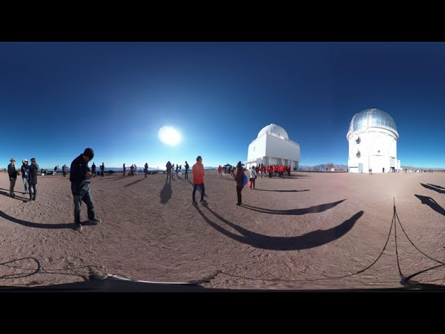 360-degree video showing a time-lapse of the 2 July 2019 solar eclipse over CTIO