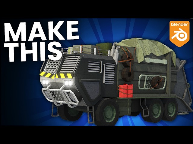 How to Texture Low Poly Assets in Blender (EASY)