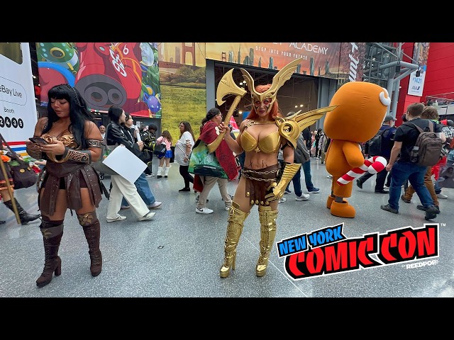 New York Comic Con 2025 4K Cosplay & Convention Walkthrough | Comic Con NYC 2025 Day 3 Saturday