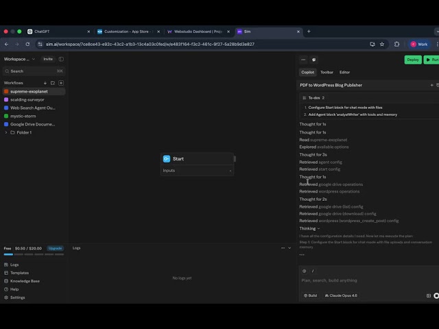 Presenting SIM - The Most Advanced Open Source No Code Agent Builder