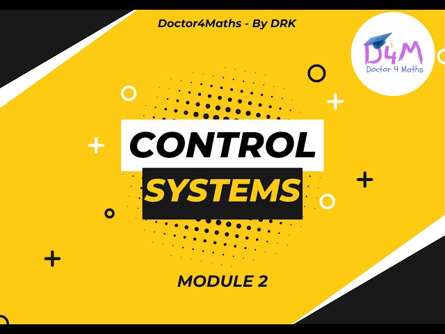 ECT307 Control Systems - First Order System