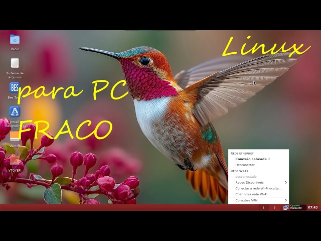 BesGnuLinux. Very beautiful. Super lightweight. FOR OLD AND WEAK PCS.