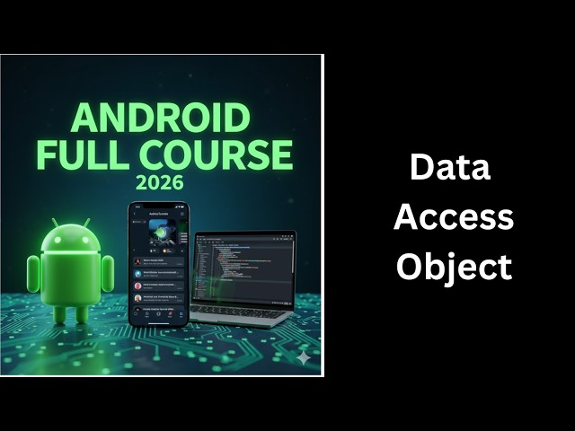 (180) Data Access Object (DAO) in Android ROOM Database | DAO Explained