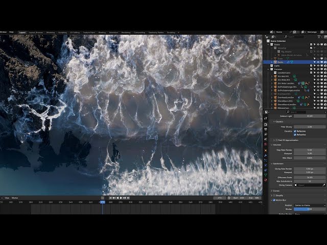 Photoreal Ocean Simulation in Blender