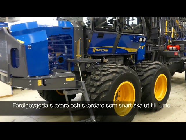 A glimpse from the Rottne factory - testing of a Rottne H8D
