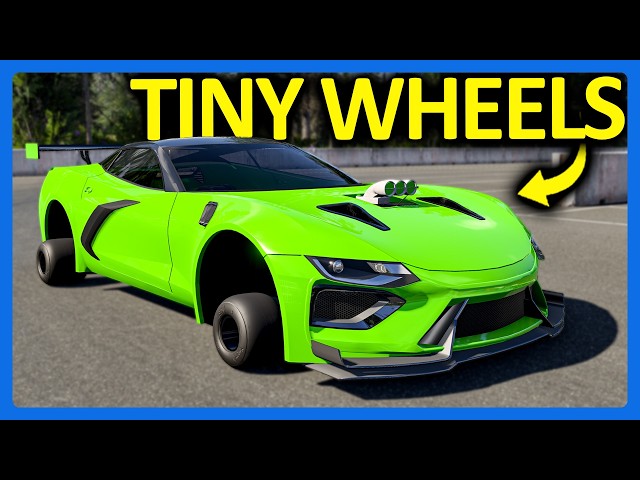 I Built a Car with TINY Wheels, Does It Work?!?