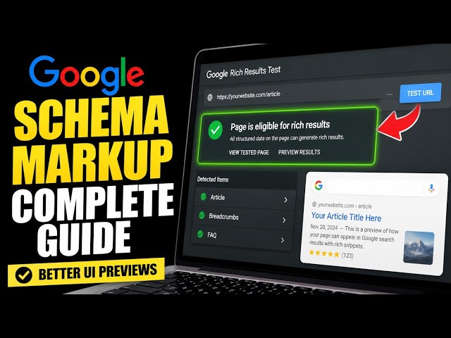 How to enable schema markup for better UI previews on Google - Complete Guide