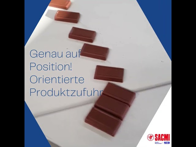 Verpackung von Napolitains in Flowpacks