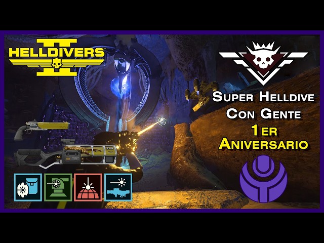 Helldivers 2 - BUILD LASER VS APROPIADORES! (Apropiadores, 1er Aniversario, Diff 10, Con Equipo)