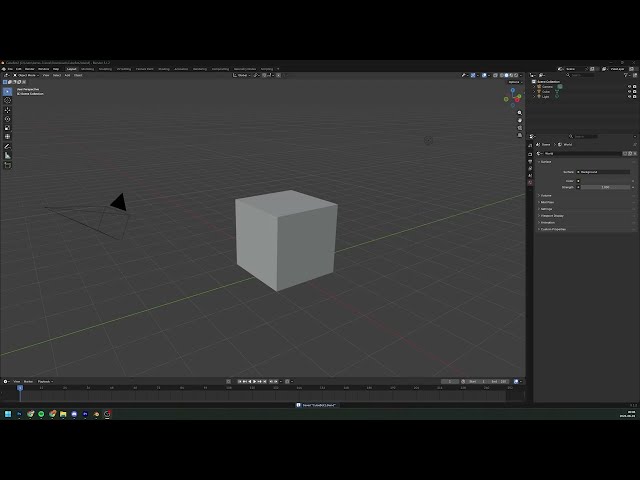 I think something's wrong with my Default cube...