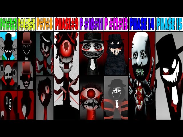 Incredibox Sprunki Mix: Phase 1-3  VS Phase 4-6 VS Phase 7-8 VS Phase 9-12 VS Phase 12-15