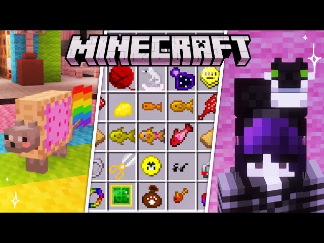 💗 20+ Cute Cat Themed Mods and Texture Packs for Minecraft Java 🌷