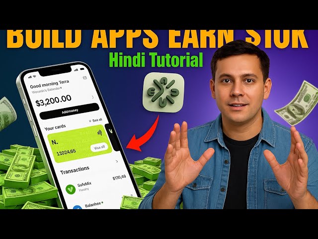 Build Apps Without Coding & Earn $10K | Hindi Tutorial for Beginners | No Coding Knowledge #deepseek