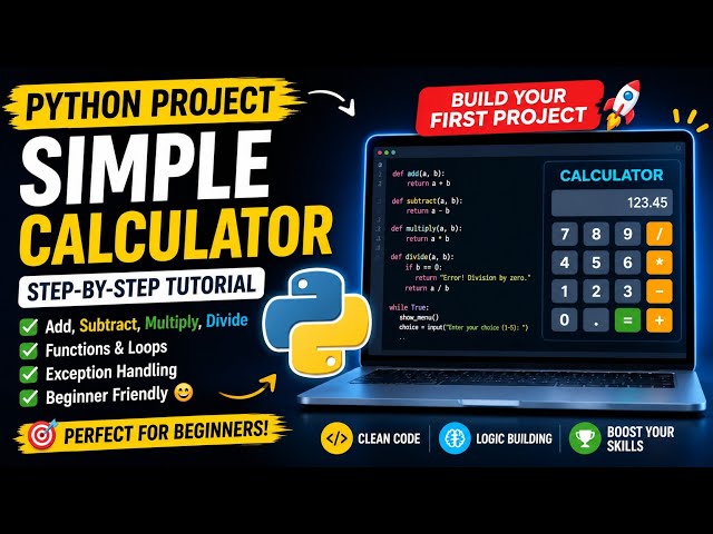 Python Beginner Project 1: Simple Calculator