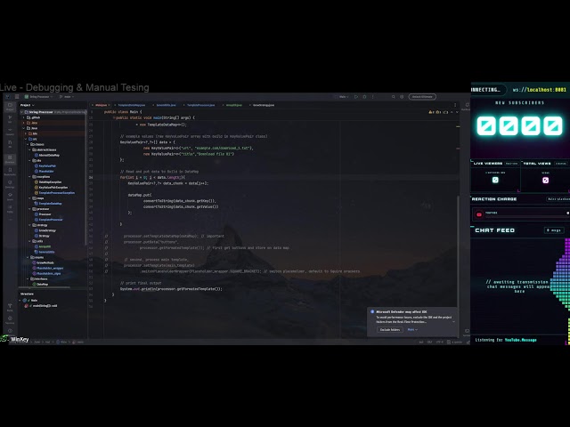 🔴 Live :: Coding my own String Processor Library | Debugging #java  #live #coding