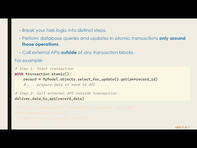 Solving SQLite Database Locking in Django/Celery with Concurrent Access