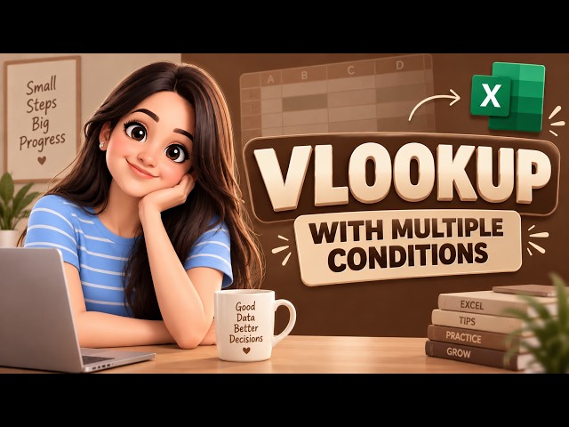 VLOOKUP with multiple conditions in Excel #vlookupinexcel #vlookupinexcelinhindi
