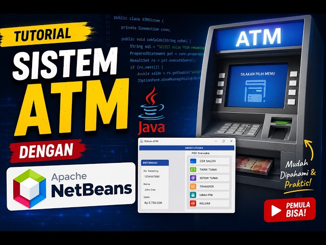 How to Make Simple ATM System NetBeans Apache