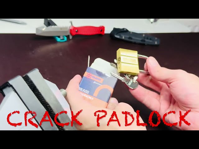 crack padlock / crack lock / Vorhängeschloss zerstörungsfrei öffnen / Vorhängeschloss knacken / key