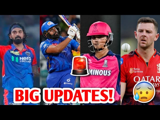 ALL BIG IPL 2026 UPDATES 🚨 Rohit, Hazlewood, KKR Captain, KL Rahul, RR | IPL 2026 Cricket News Facts