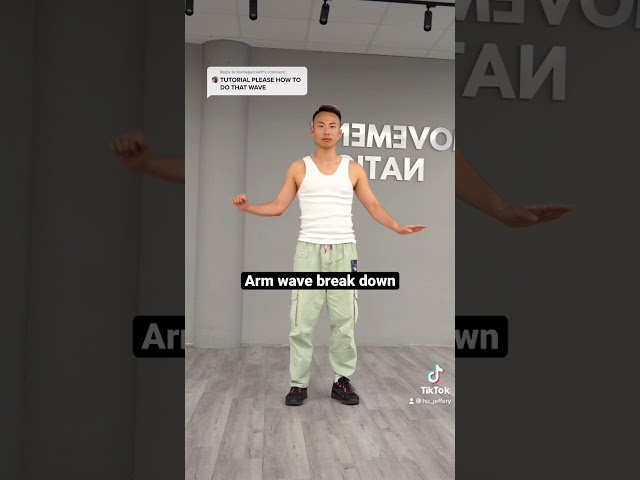 Arm wave tutorial breakdown #shorts