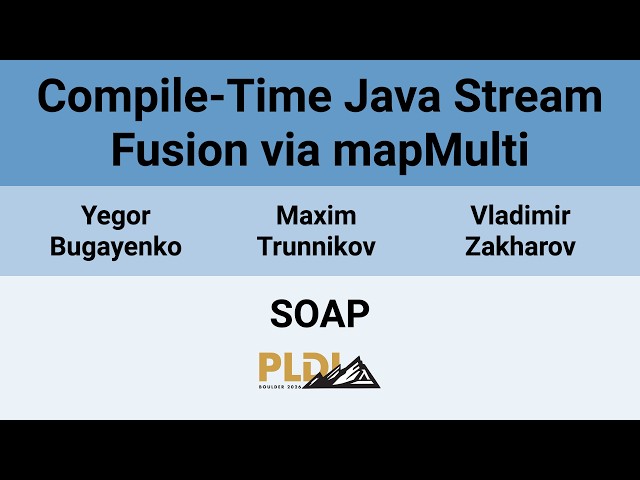 [SOAP'26] Compile-Time Java Stream Fusion via mapMulti