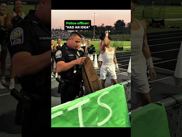This Cop Threatened the Crowd With Jail… 😂