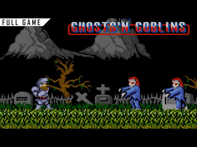 Ghosts 'n Goblins | Arcade | Full Game [Upscaled to 4K using xBRz]