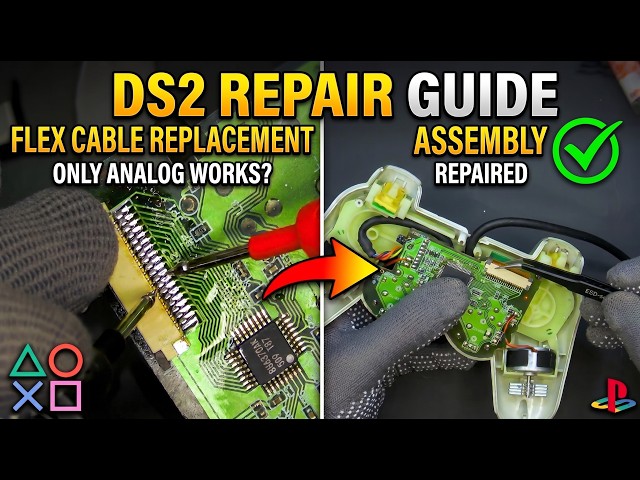 Step-by-Step DualShock 2 Repair: Flex Replacement & Case Fix