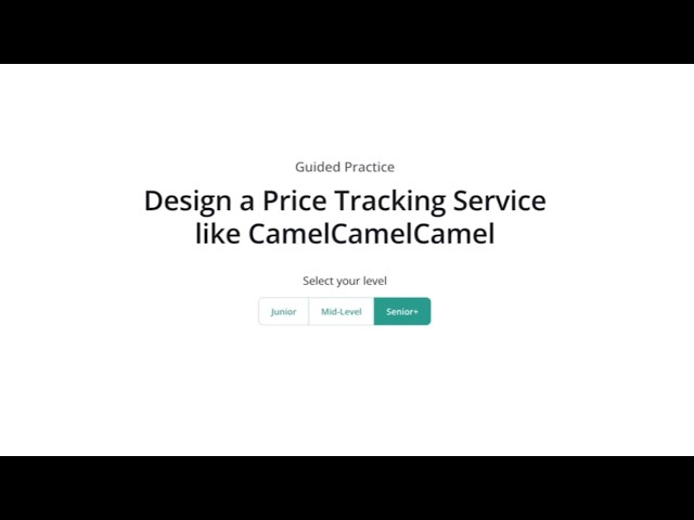 [System Design]Design a price tracking system like CamelCamelCamel