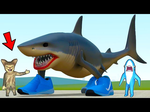 MR. CAT REALUL IS EAT BY TRALALERO TRALALA IN THE HOUSE ON GMOD! DRACULASS SAVES HIM!