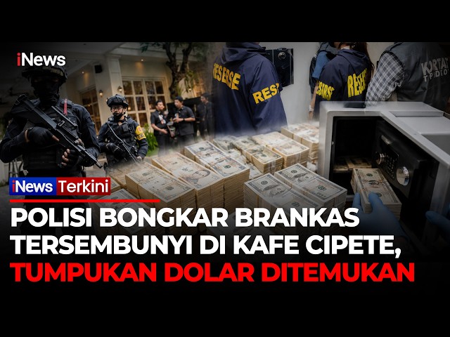 HEBOH! Polisi Temukan Brankas Uang Asing Saat Penggeledahan Kafe, Terkait Korupsi Batu Bara